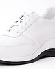 sneakersy damskie Sneakersy skórzane -  białe  (6993) 2