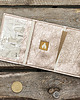 portfele damskie MIKRO PLUS / Gold - portfel ze skóry 3