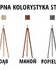 lampy podłogowe Drewniana lampa podłogowa do sypialni na trójnogu ARUBA VELUR 1