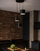 lampy wiszące Regulowana 3-punktowa lampa wisząca kaskadowa PUEBLO 3xE27 3