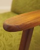fotele Fotel zielony, duński design, lata 60, produkcja: Dania 8