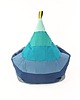 pufy do siedzenia Puf, worek sako TIPI  OCEAN patchwork, 3