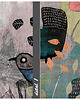 obrazy OBRAZ NA PŁÓTNIE - 120x80cm - ABSTRAKCJA TAJEMNICZY OGRÓD 3