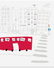 naklejki ścienne do pokoju dziecka Mural dziecięcy School Bus 1