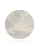 tapety i naklejki ścienne Dots Cloudy sky - samoprzylepna tapeta w kształcie koła 1