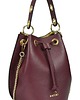 torby na ramię Torebka skórzana - worek bordowy (5795) 3