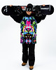 bluzy męskie Męska Bluza Snowboard DR.CROW Tiger 2