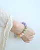bransoletki z kamieni naturalnych Bransoletka SPRING z jadeitem, fiolet, róż, żółty, zieleń 6