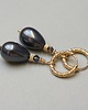 kolczyki pozłacane Kolczyki pozłacane Pearls [black] perły vol. 2  7