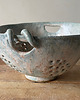 miski i misy Rustykalny durszlak ceramiczny z podstawką 2