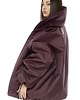 kurtki damskie Kurtka typu bomber oversize burgundowy 3
