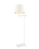 lampy podłogowe Srebrna lampa stojąca do biura BATA 1