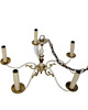 lampy wiszące Żyrandol Kaiser Leuchten 326 74/051, mosiądz, vintage 5