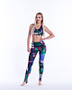legginsy Legginsy CZARNY ABSTRAKT 1