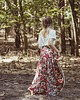 spódnice maxi ROZPINANA SPÓDNICA Z KIESZENIAMI, rose 2