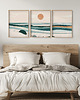 plakaty Stylowe plakaty z motywem morza, zestaw/tryptyk do salonu, sypialni. 2