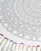 plakaty Plakat do Kolorowania Mandala Diamenty Kryształy 50x70cm 2
