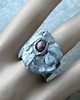 pierścionki - różne Roman Ancient Ring ;) fioletowa perła 2