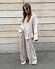 spodnie materiałowe damskie Spodnie Glad beige premium 2