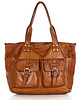 torby na ramię Torba skórzana shopper XL na ramię MARCO MAZZINI brąz camel 1