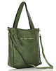 torby na ramię Torebka damska shopper A4 skóra naturalna - MARCO MAZZINI zielona 7
