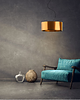 lampy wiszące Industrialna lampa wisząca z miedzianym kloszem o średnicy 50 cm HAJFA MIRROR 1