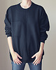 bluza bez kaptura damska Surowa Czarna Bluza 1 z 2 plus Kieszeń 4