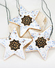 ozdoby choinkowe Ceramiczne ozdoby choinkowe - nakrapiane gwiazdki 3