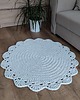 dywany Dywan szydełkowy okrągły ze sznurka 80cm 6