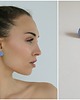 kolczyki - inne Małe kolczyki koła niebieskie jaspis,  minimalistyczne  skóra naturalna 2