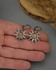 kolczyki wire wrapping Kolczyki słońce kamień słoneczny wire wrapping słoneczka 2