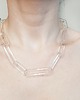 naszyjniki - inne MINIMALISTIC - naszyjnik łańcuch ze szkła 7