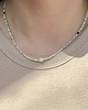 chokery Zielony choker z perłą 2