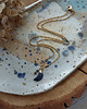 naszyjniki - inne Naszyjnik z księżycem i gwiazdką lapis lazuli 2