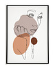 plakaty Plakat Abstrakcja - LINIE - Kobieta 2