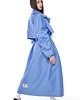 płaszcze damskie Płaszcz typu trencz maxi oversize baby blue 4