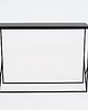meble - stoły i stoliki - stoliki kawowe Designerska minimalistyczna konsola FANCY BASIC 100x35 - czarna 3