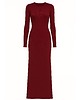 sukienki maxi damskie Sukienka  burgund  YY300037 3