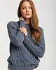swetry damskie  Sweter MIA niebieski 3