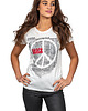 t-shirt damskie T-shirt damski UNDERWORLD Peace biały 1