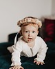ozdoby na chrzest BOHO wianek na głowę RÓŻ - chrzest, komunia, ślub, sesja zdjęciowa 5