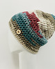 czapki damskie Czapka beanie smerf kolorowa szydełkowa 1