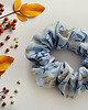 gumki do włosów Lniane wzorzyste SCRUNCHIE 6