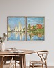 grafiki i ilustracje ZESTAW 2 PLAKATÓW  , Monet obrazy, impresjonizm 3
