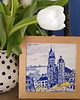 kafle i panele Projektowany na życzenie ręcznie malowany kafelek ceramiczny 4