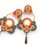 kolczyki soutache Jesienne boho 2