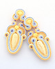 kolczyki soutache Wiosna w pastelowych kolorach 2 1