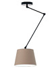 lampy wiszące Lampa sufitowa na wysięgniku ruchomym nad stół JUMA z abażurem 3