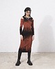 sukienki midi damskie Sukienka tie dye NEO-NOIR 1