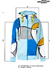 bluzy męskie Bluza rozpinana "Abstract" unisex 8